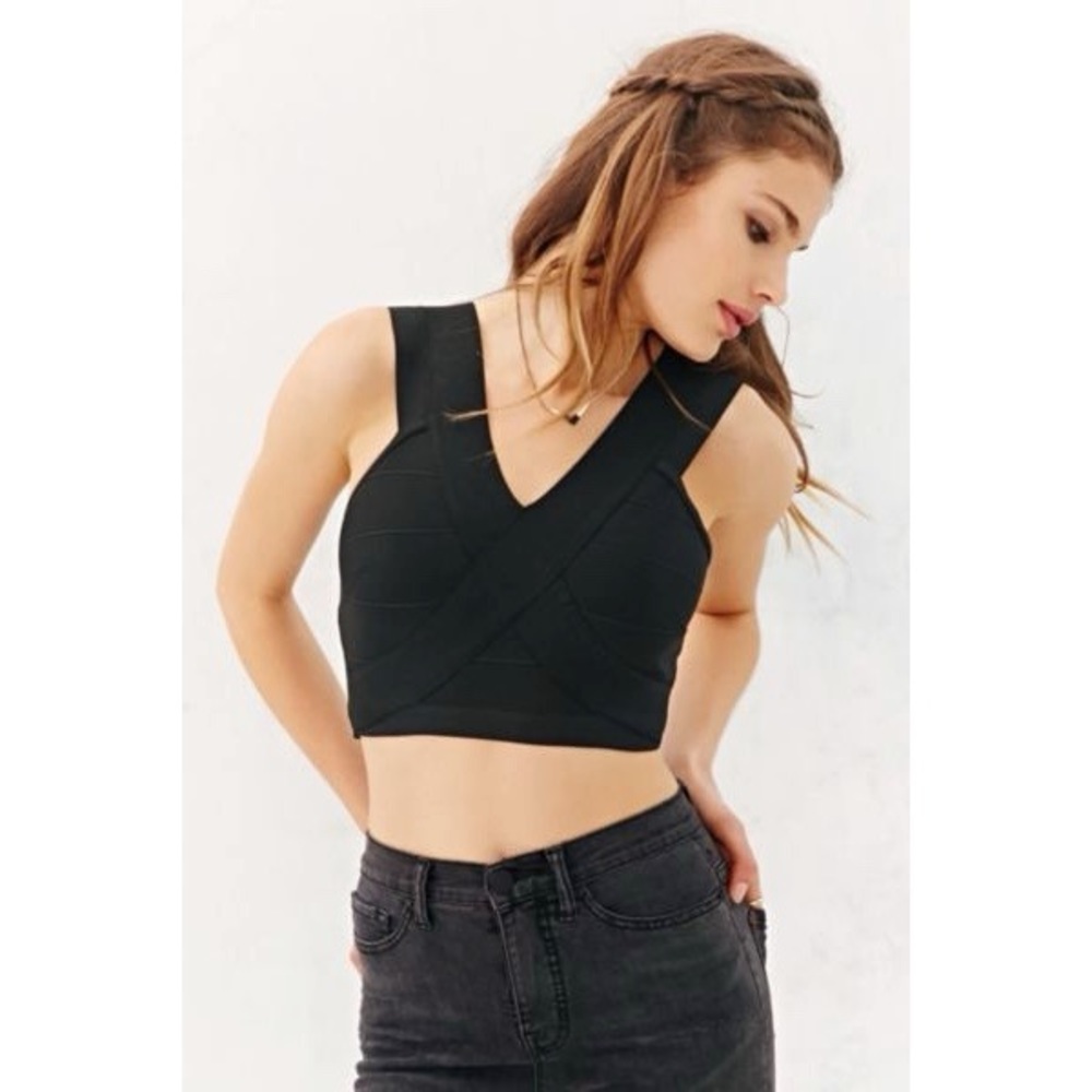 Silence  + Noise Bandage Crop Top